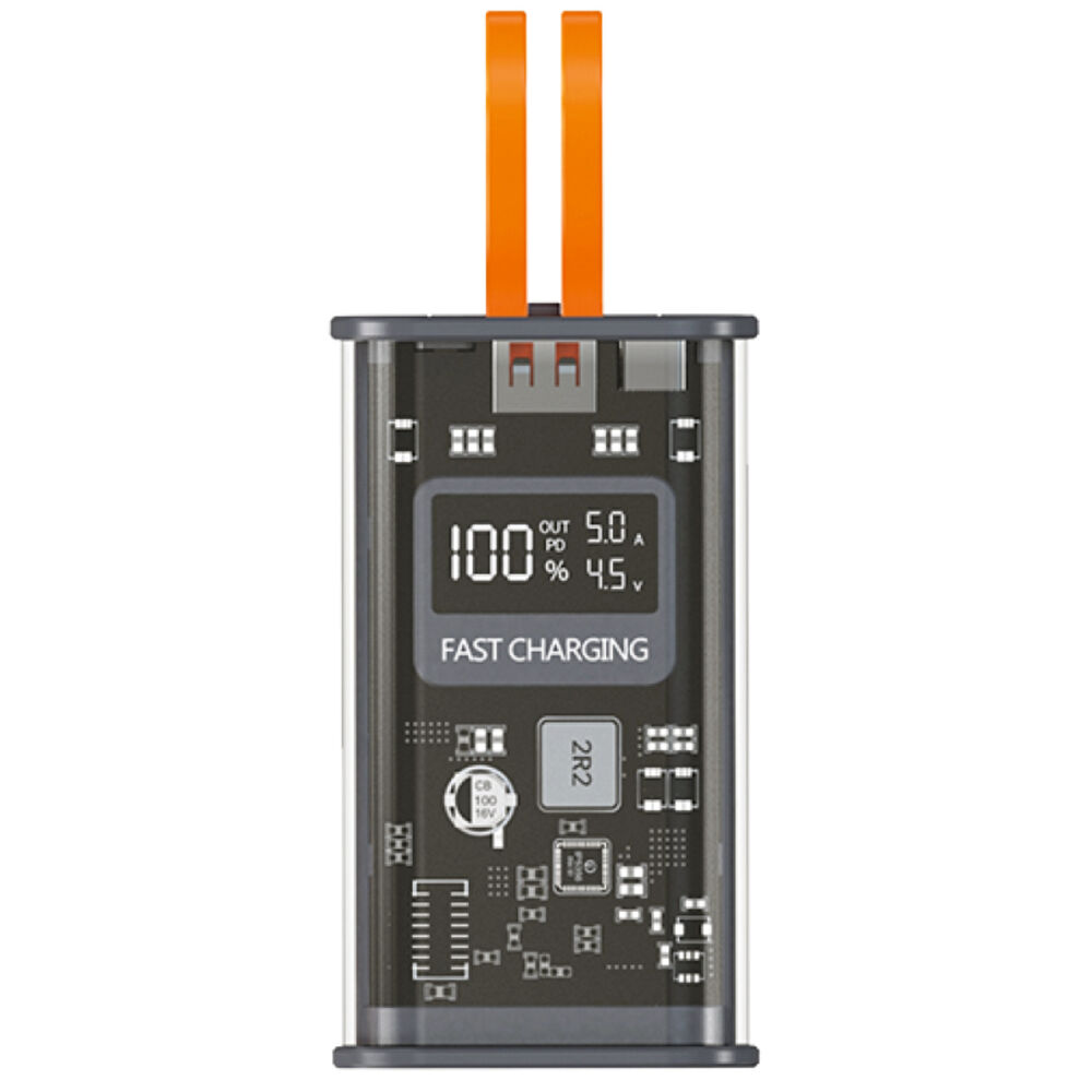 Power Bank 10000mah 22.5w Dise&ntilde;o Transparente - Ps image number 0.0