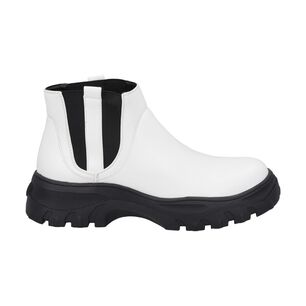 Botin Mujer Blanco Cota Police