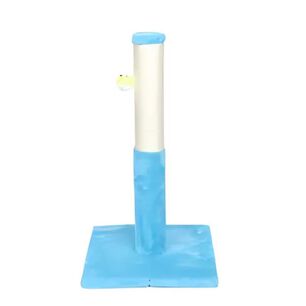 Torre Rascador Azul Mascotas Gatos Tipo Columna Con Juguete
