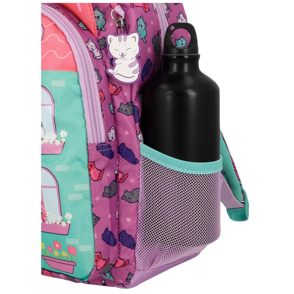 Mochila Xtrem Kinder 6xt Gatos Morado image number 5.0