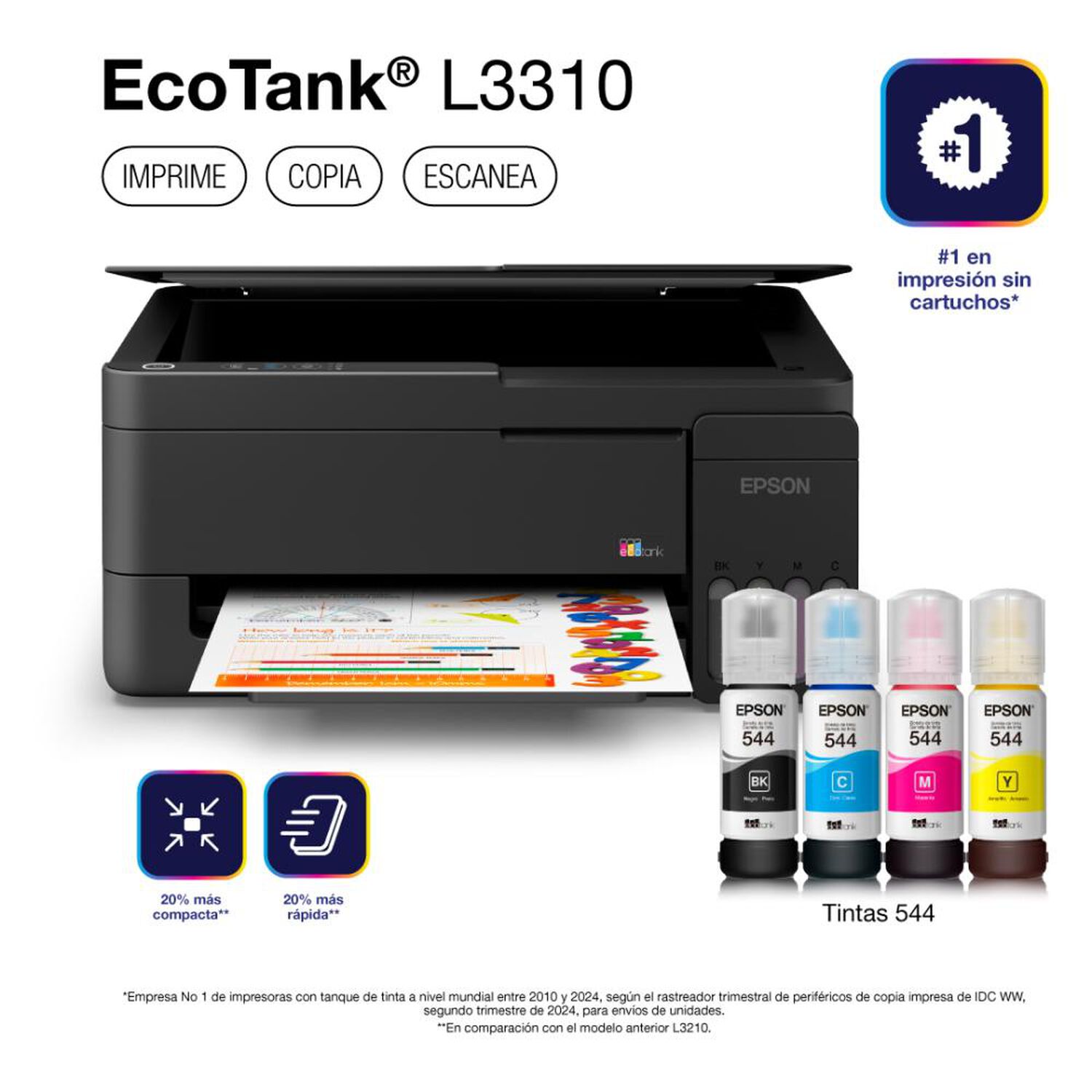 Impresora Multifuncional Epson Ecotank L3310