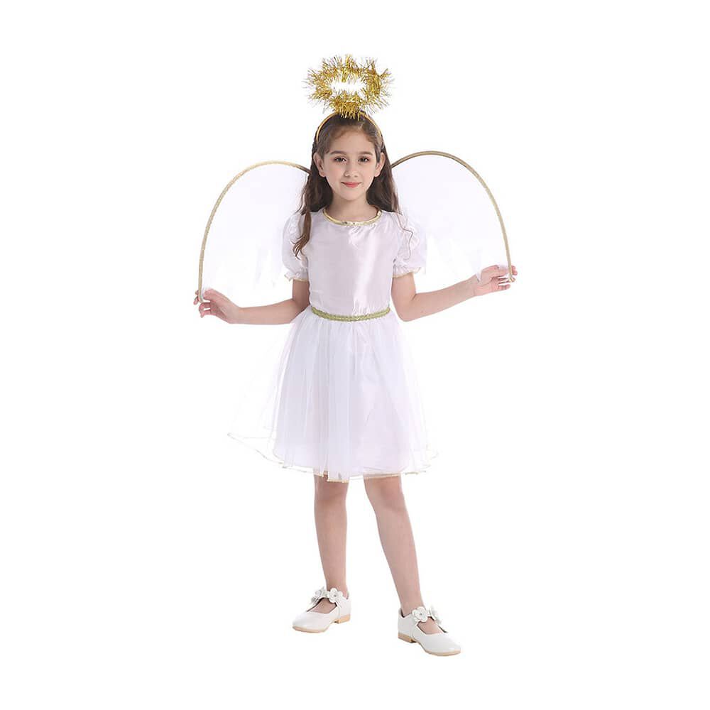 Disfraz Angel Infantil Para Ni&ntilde;as image number 4.0