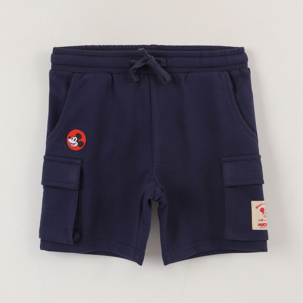 Short Ni&ntilde;o Azul Cargo Mickey Disney image number 0.0