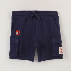 Short Ni&ntilde;o Azul Cargo Mickey Disney