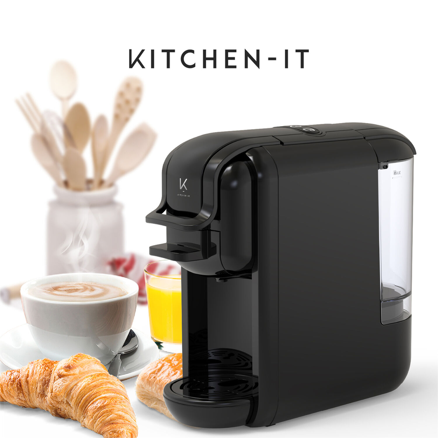 Cafetera Arezzo 4 En 1 Autom&aacute;tica Kitchen-it image number 5.0