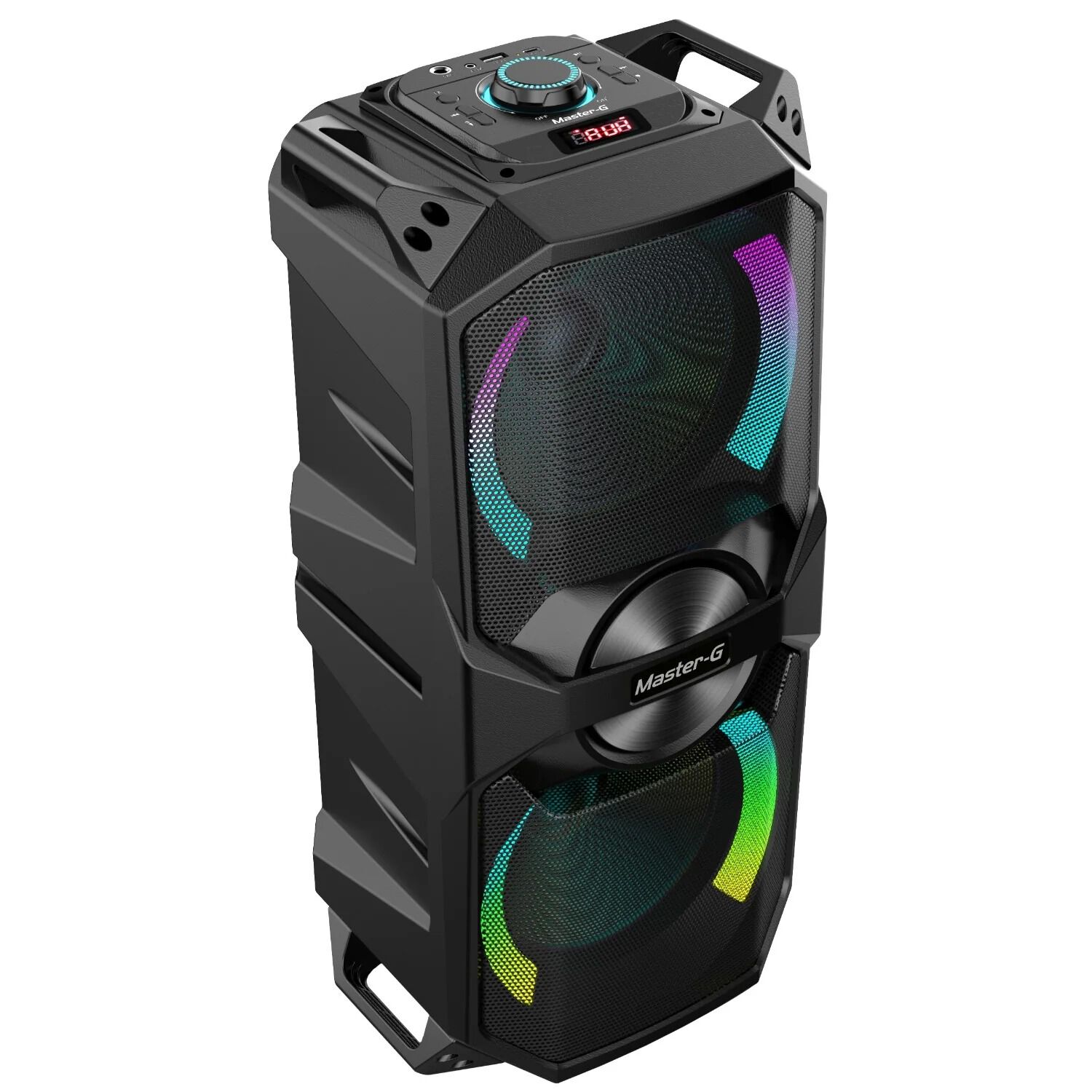 Master-g Parlante Karaoke Bluetooth Luxor 6,5'' X2 Con Micr&oacute;fono image number 1.0