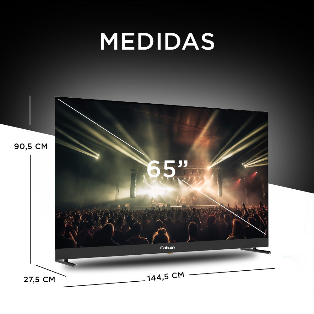 Smart Tv Caixun Led 65" Uhd 4k Karaoke Google Tv C65vsug image number 5.0