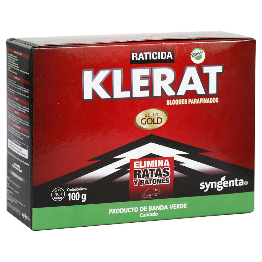 Raticida En Bloque 100grs - Klerat image number 0.0