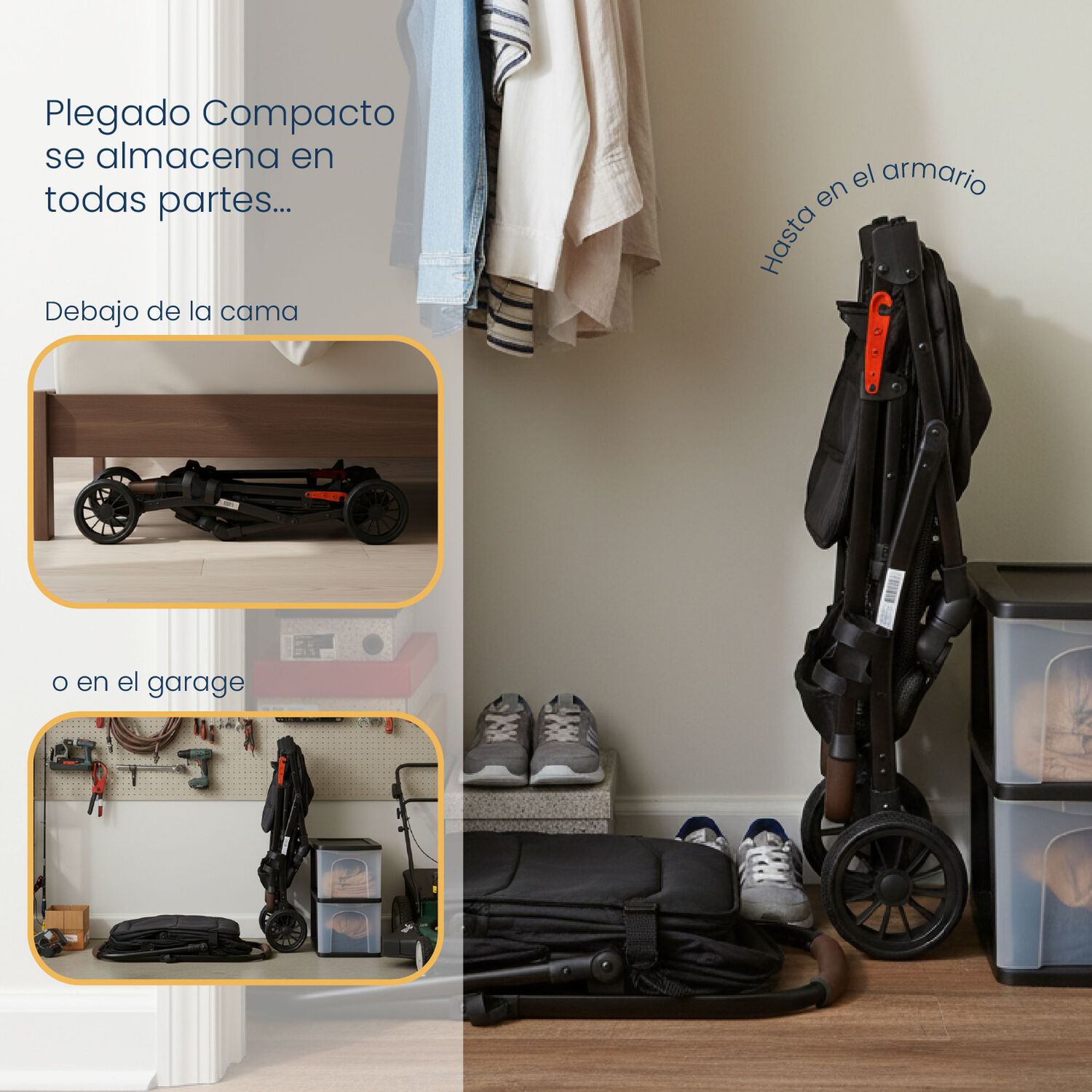 Coche Para Mascotas Premium Maine Negro image number 4.0