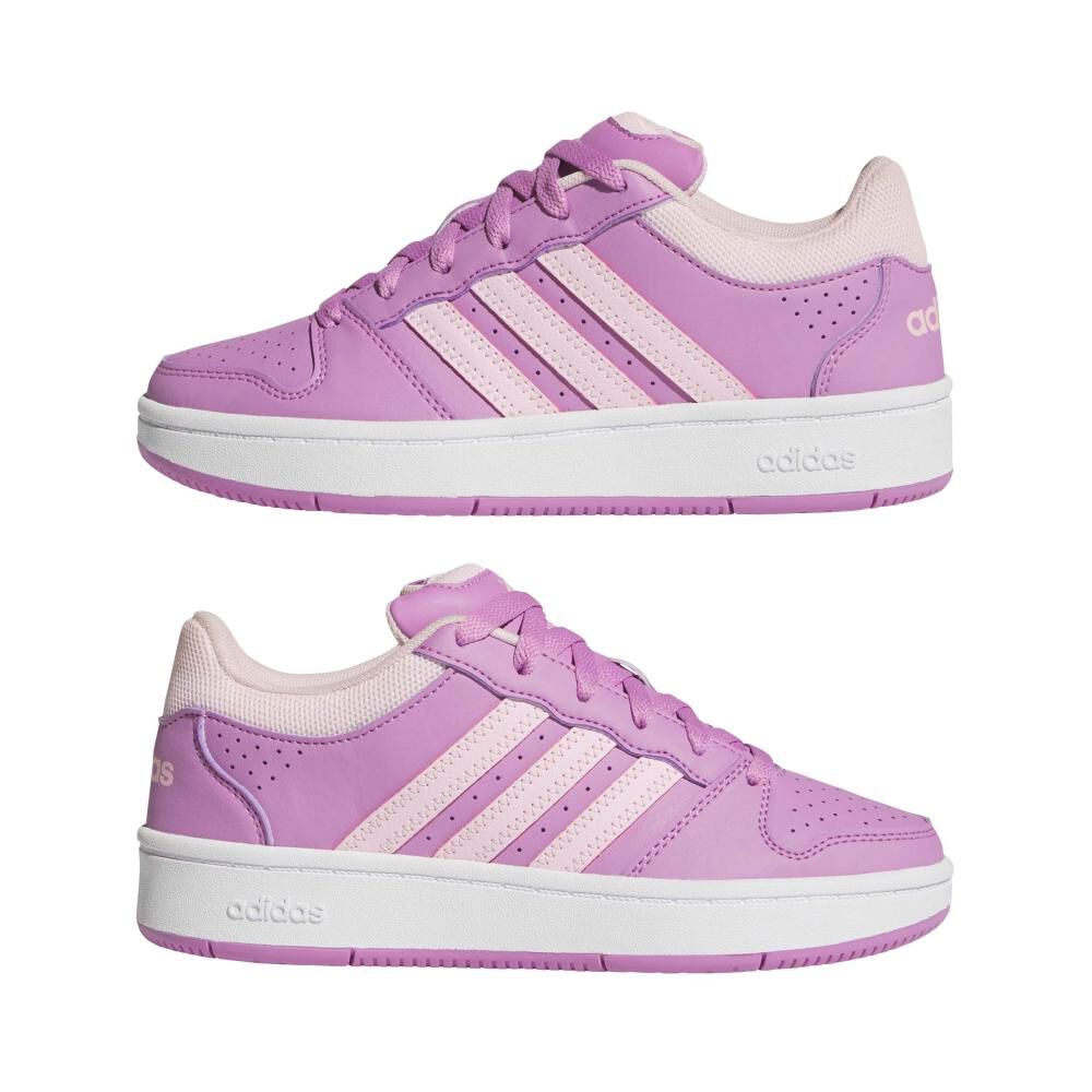 Zapatilla Urbana Unisex Adidas Hoops Classic J image number 8.0