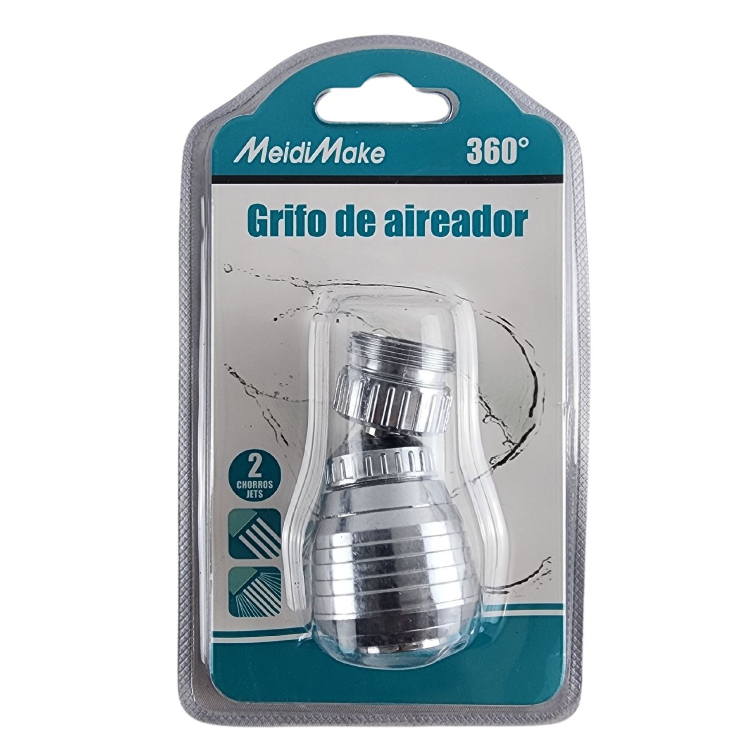 Grifo De Aireador 360 Grados Gris Accesorio Ba&ntilde;o image number 6.0