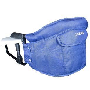 Silla De Comer Eat & Bear Azul Sujeci&oacute;n De Mesa Portable