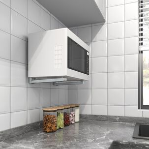 Soporte Microondas Plegable Plata Mb6-silver - Brasforma