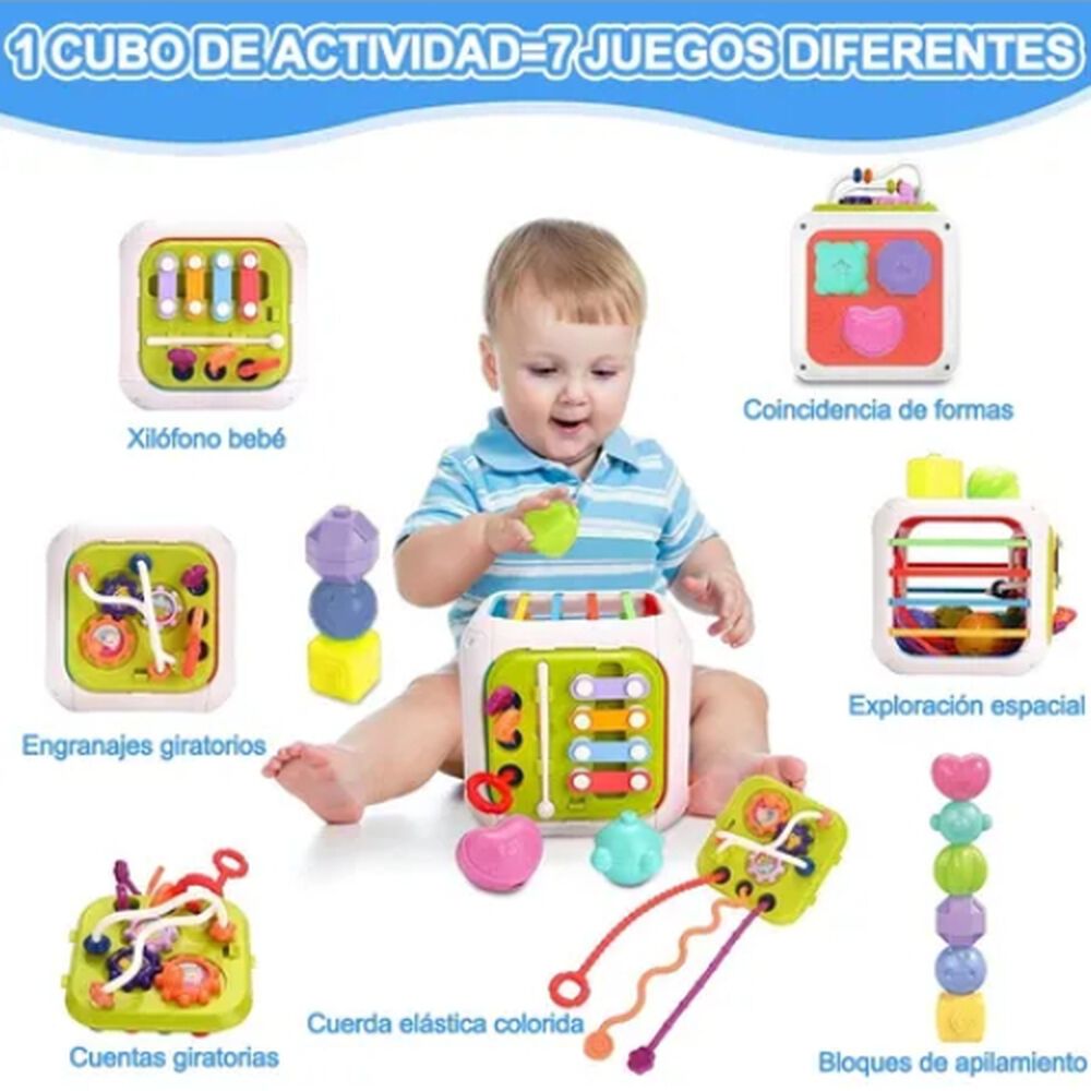 Cubo Para Bebé Juguete Interactivo Didactico Sensorial image number 3.0