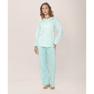 Pijama Micropolar Estampado Lady Genny