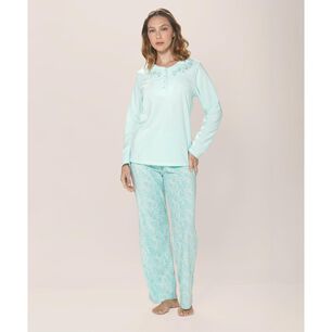 Pijama Micropolar Estampado Lady Genny