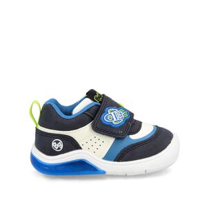 Zapatilla Ni&ntilde;o Bubblegummers Luces Tokio Azul-blanco