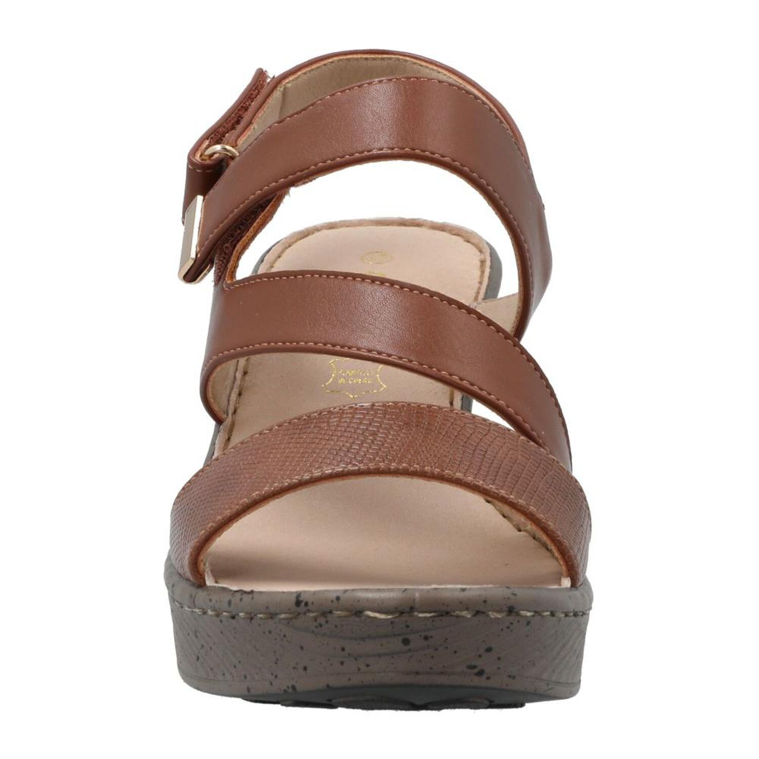 Sandalia Mujer Azaleia Hailey Cognac image number 3.0