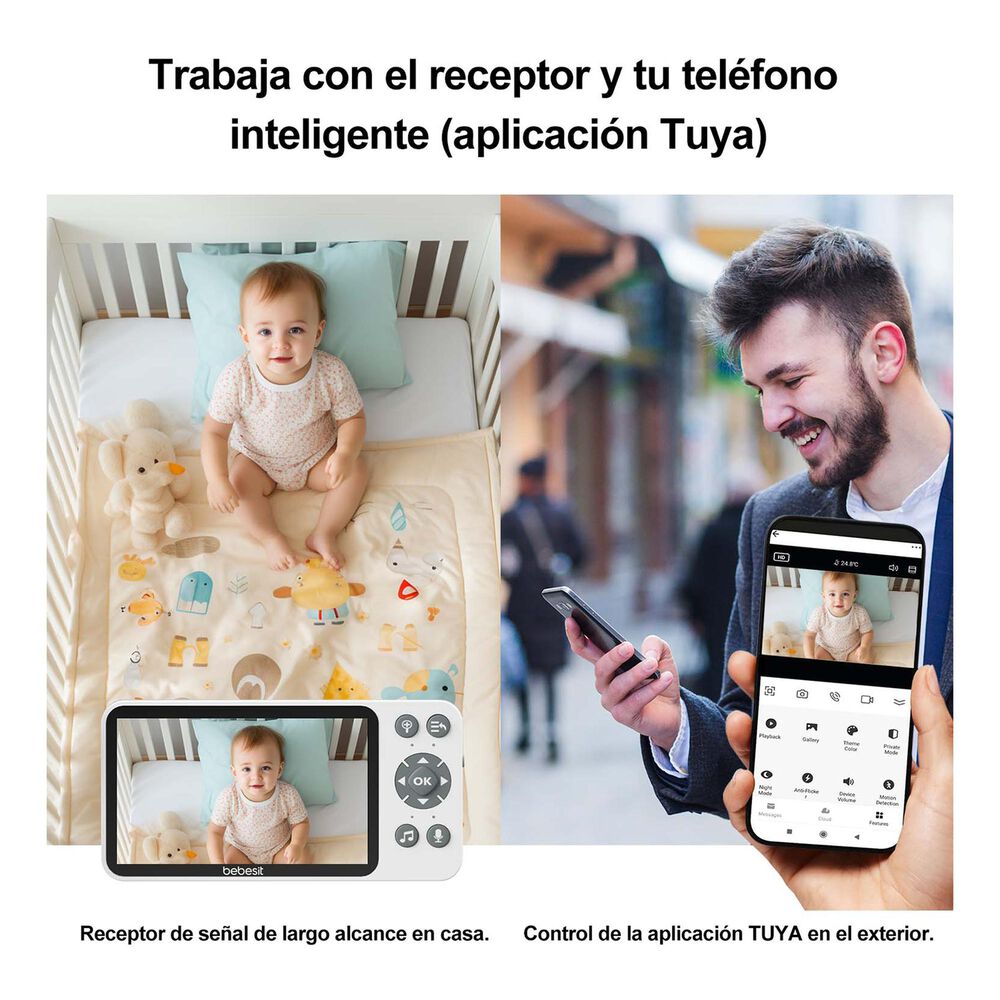 Monitor Camara 360 Smartguard Hf3.0 Wifi1080p Ruido+soporte image number 9.0