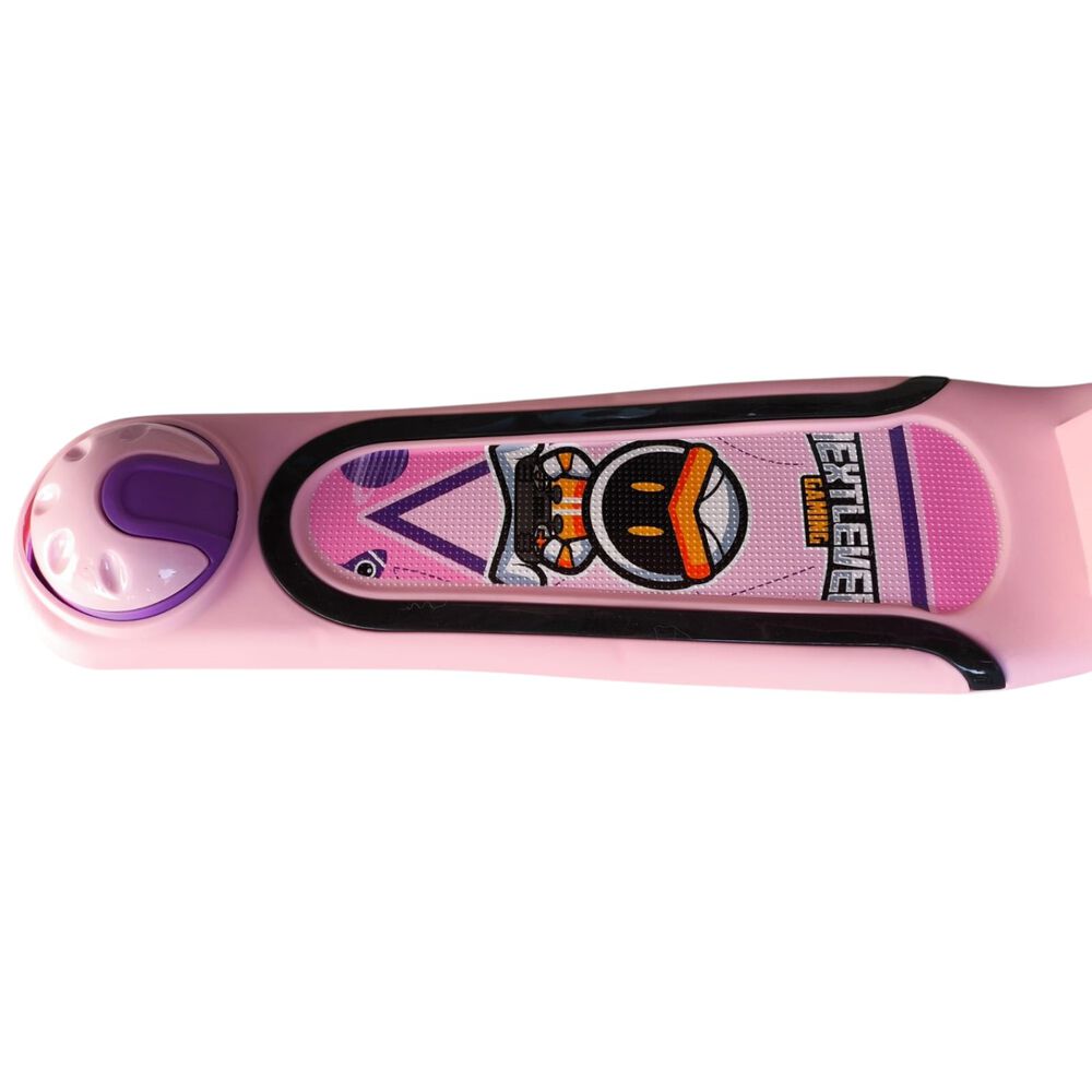 Monopatín Plegable Infantil 2 En 1 Luces Led Rosado image number 6.0