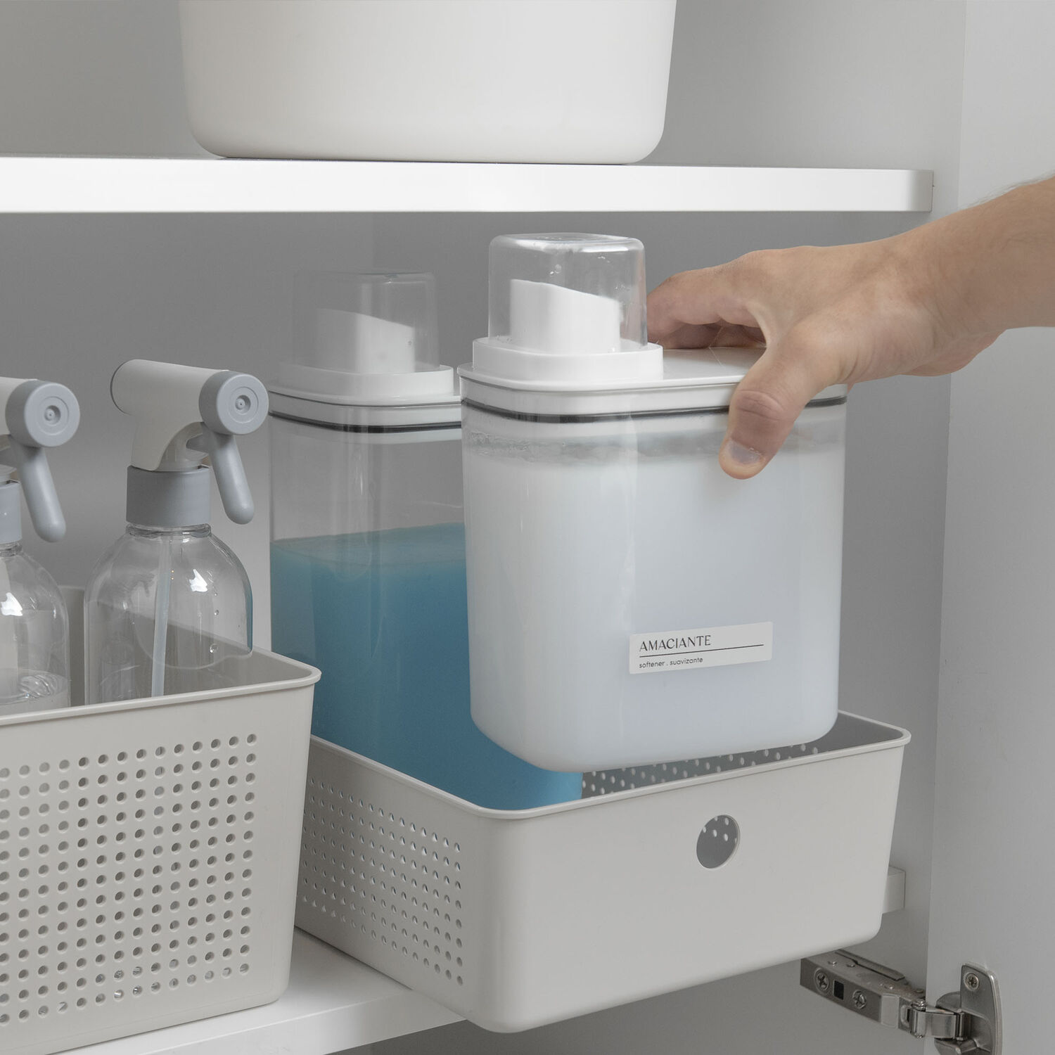 Canasto Organizador 8,2 Litros Flow Blanco image number 3.0