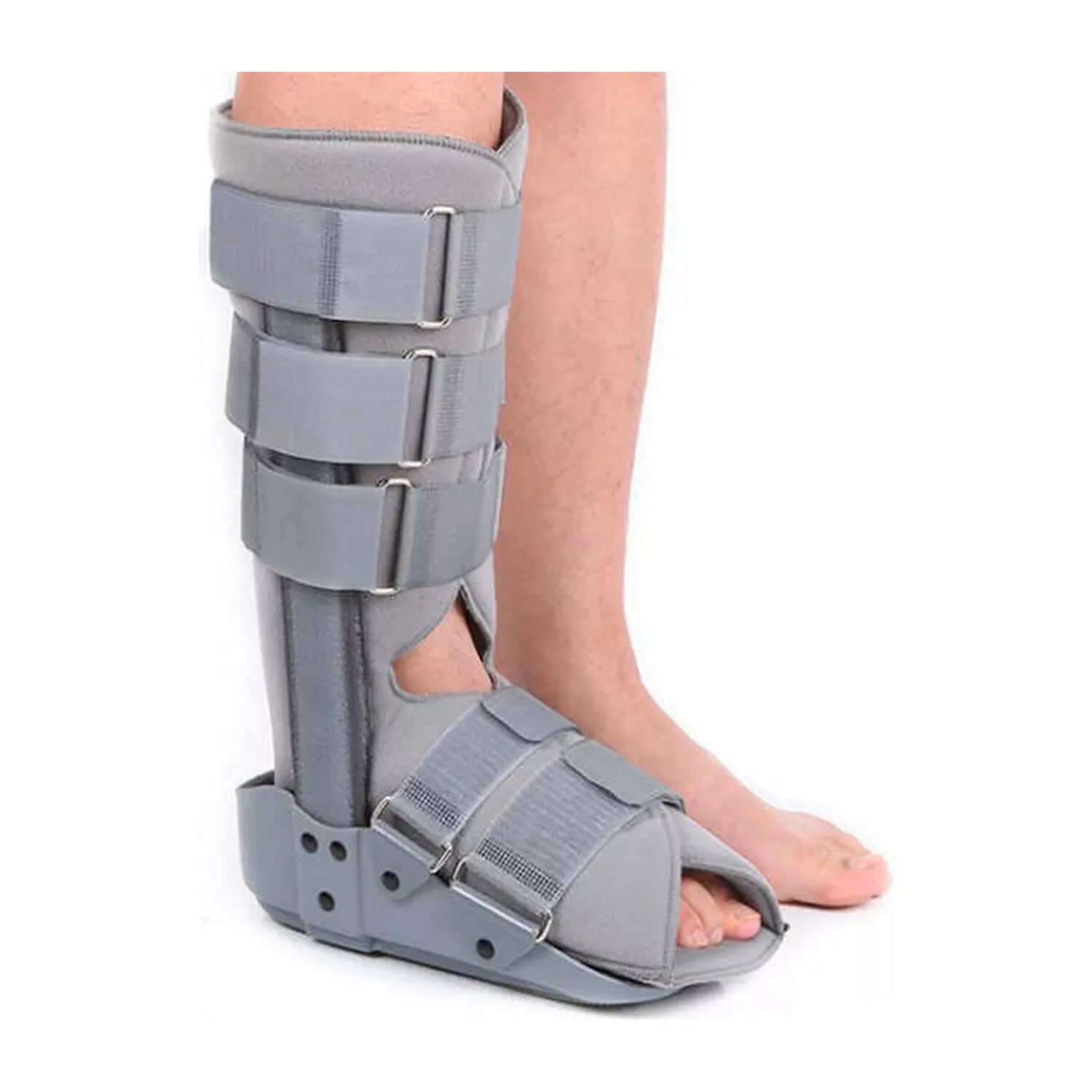 Bota Ortop&eacute;dica Inmovilizadora Larga Gris Premium Oneder image number 2.0