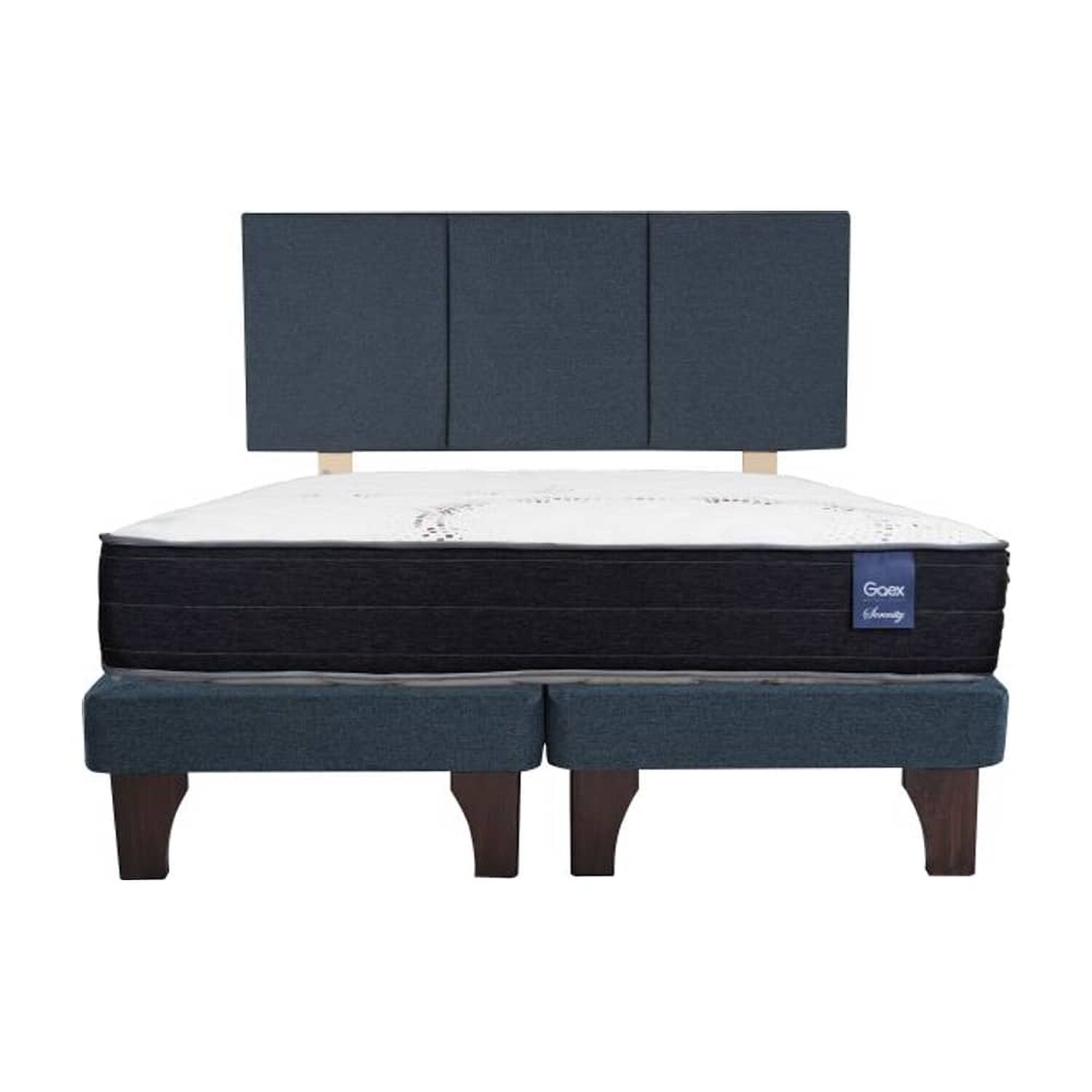 Cama Europea 2 Plazas 190 Respaldo Everest image number 3.0