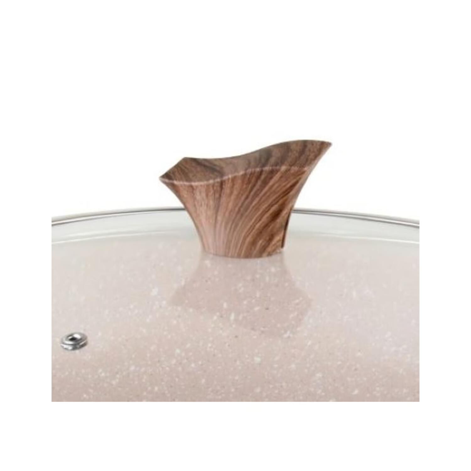 Wok Antiadherente Con Tapa 30cm Oak Stone Arte Andino image number 3.0