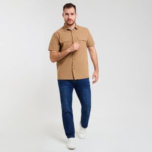 Camisa Lisa Regular Manga Larga Hombre Peroe
