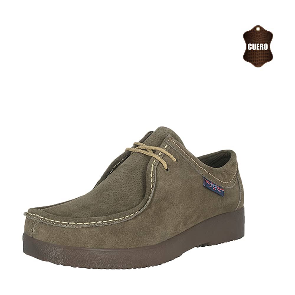 Zapato De Cuero Casual Tostado Thamrin London Adixt image number 0.0