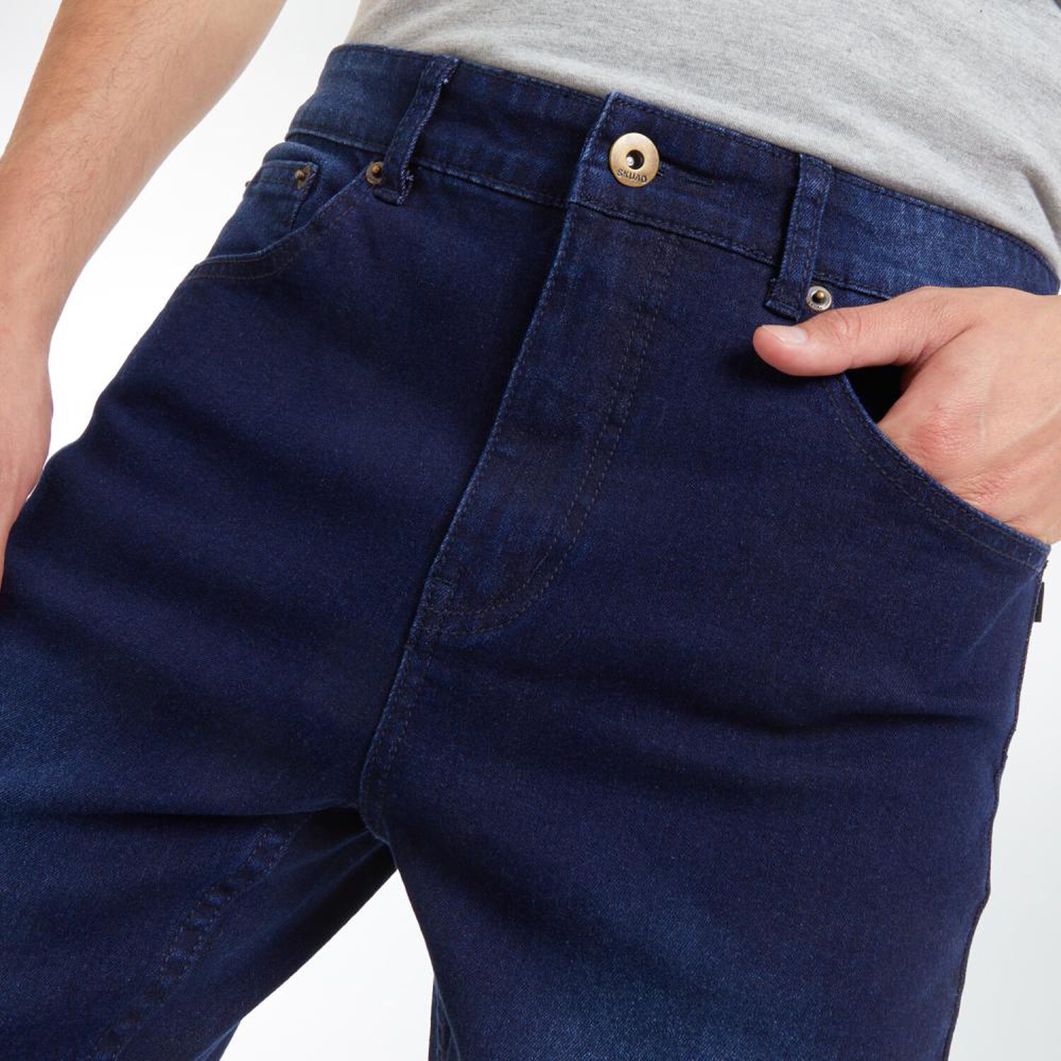 Jeans B&aacute;sico Tiro Medio Slim Hombre Skuad image number 4.0
