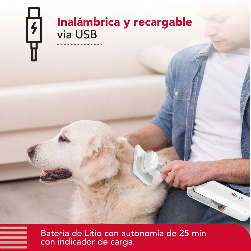 Cepillo & Aspiradora Thor Cordless Usb Pet Vac image number 4.0