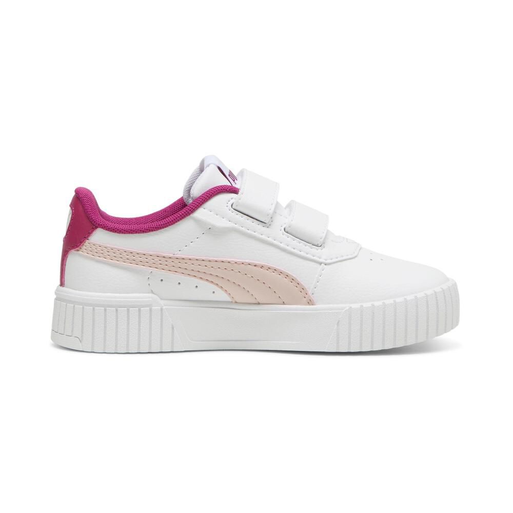 Zapatilla Infantil Niña Puma Carina 2.0 V Ps Blanco/rosado image number 1.0