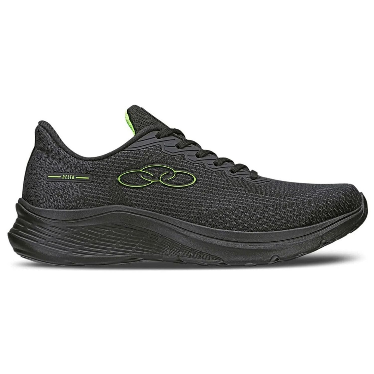 Zapatilla Mujer Delta Negra/verde image number 0.0