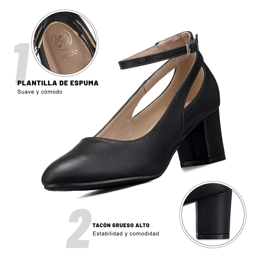 Zapato Taco Mujer Formal Weide You523 image number 9.0