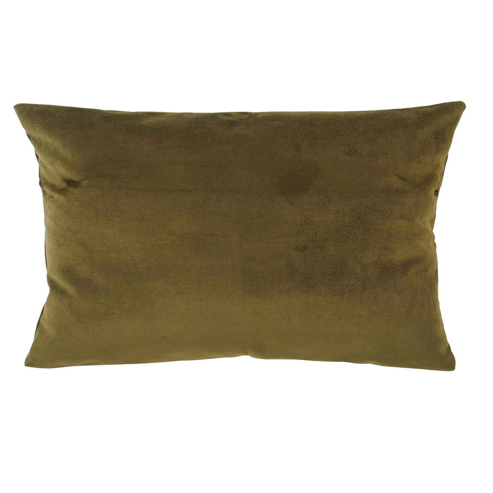 Cojin Felpa New Velvet 30x60 Verde Oliv image number 0.0