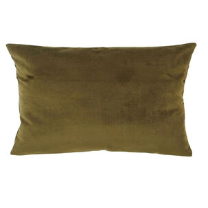 Cojin Felpa New Velvet 30x60 Verde Oliv