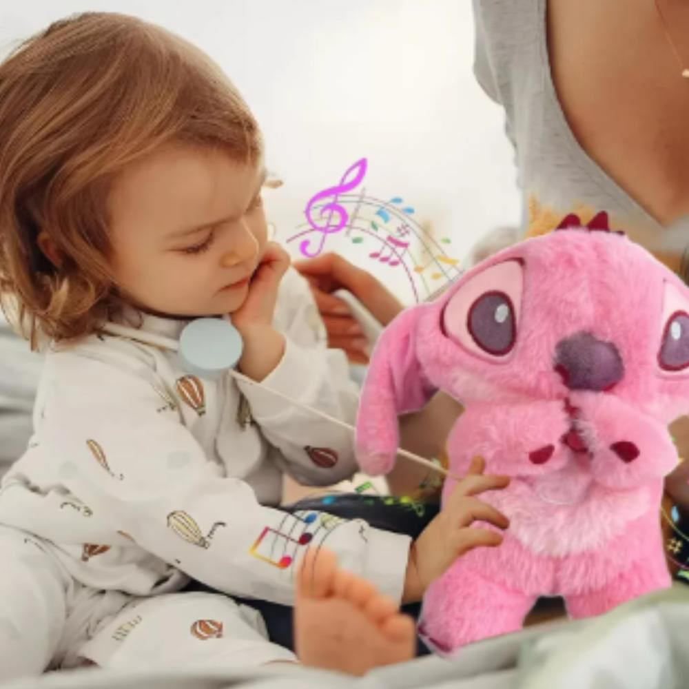 Peluche Stitch Respira Interactivo Duerme Relaja Musica Luz image number 10.0