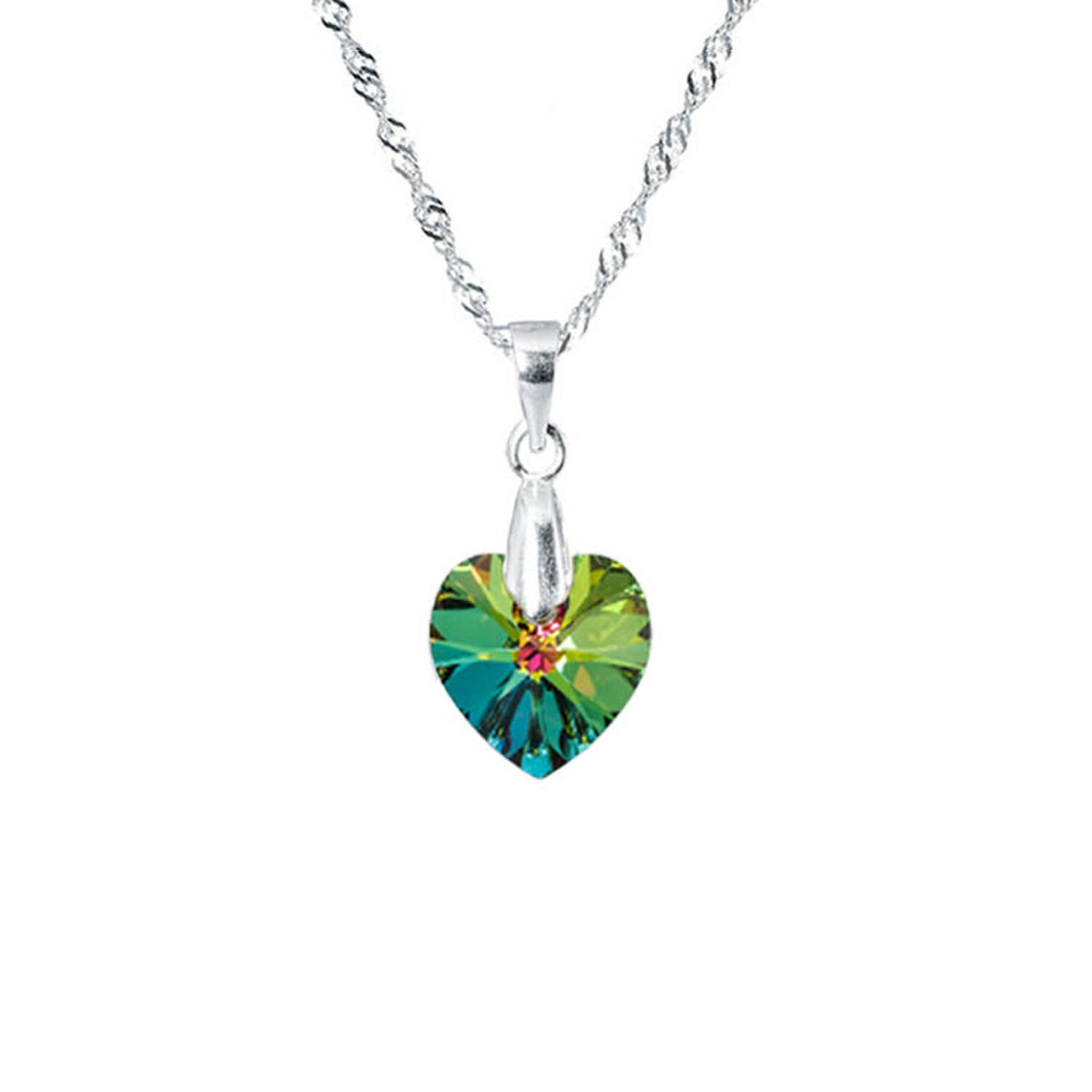 Collar Romance Cristal Genuino Vitral Medium image number 0.0