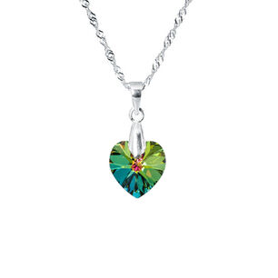 Collar Romance Cristal Genuino Vitral Medium