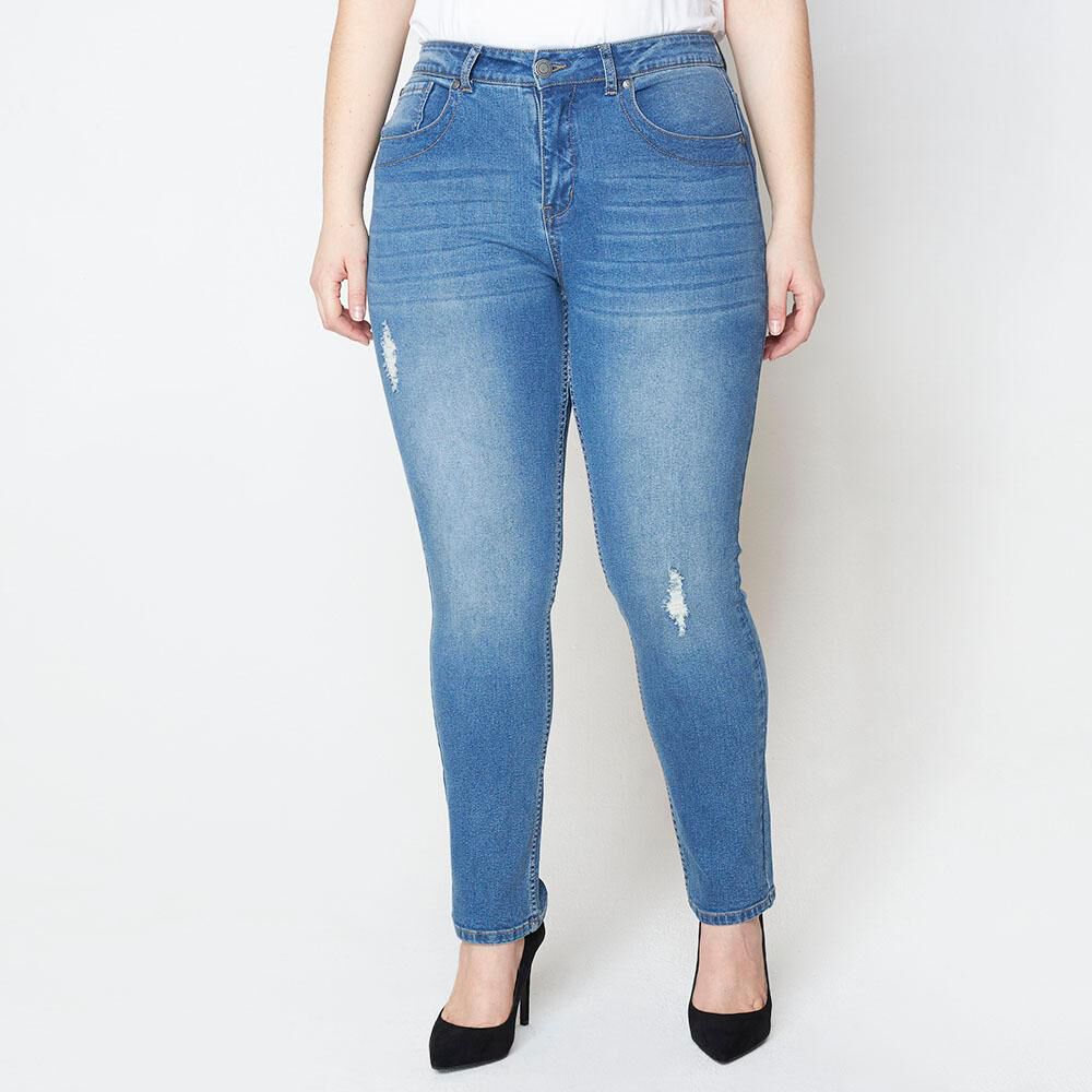 Jeans Mujer Tiro Medio Skinny Sexy Large image number 0.0
