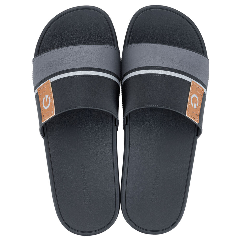 Sandalia Hombre Negro/gris Dakar Slide Cartago image number 0.0