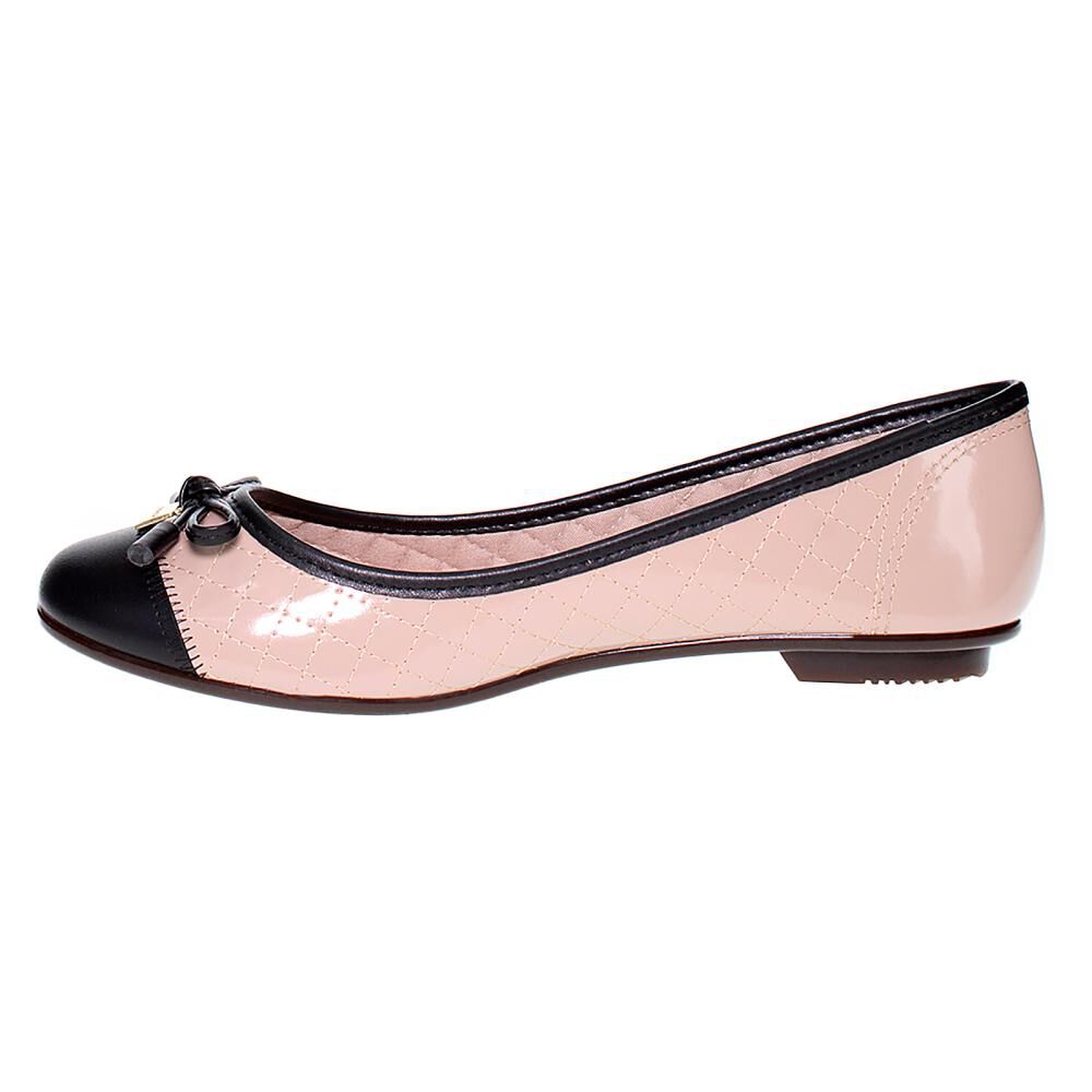 Ballerina Mujer Moleca Negro/beige image number 2.0