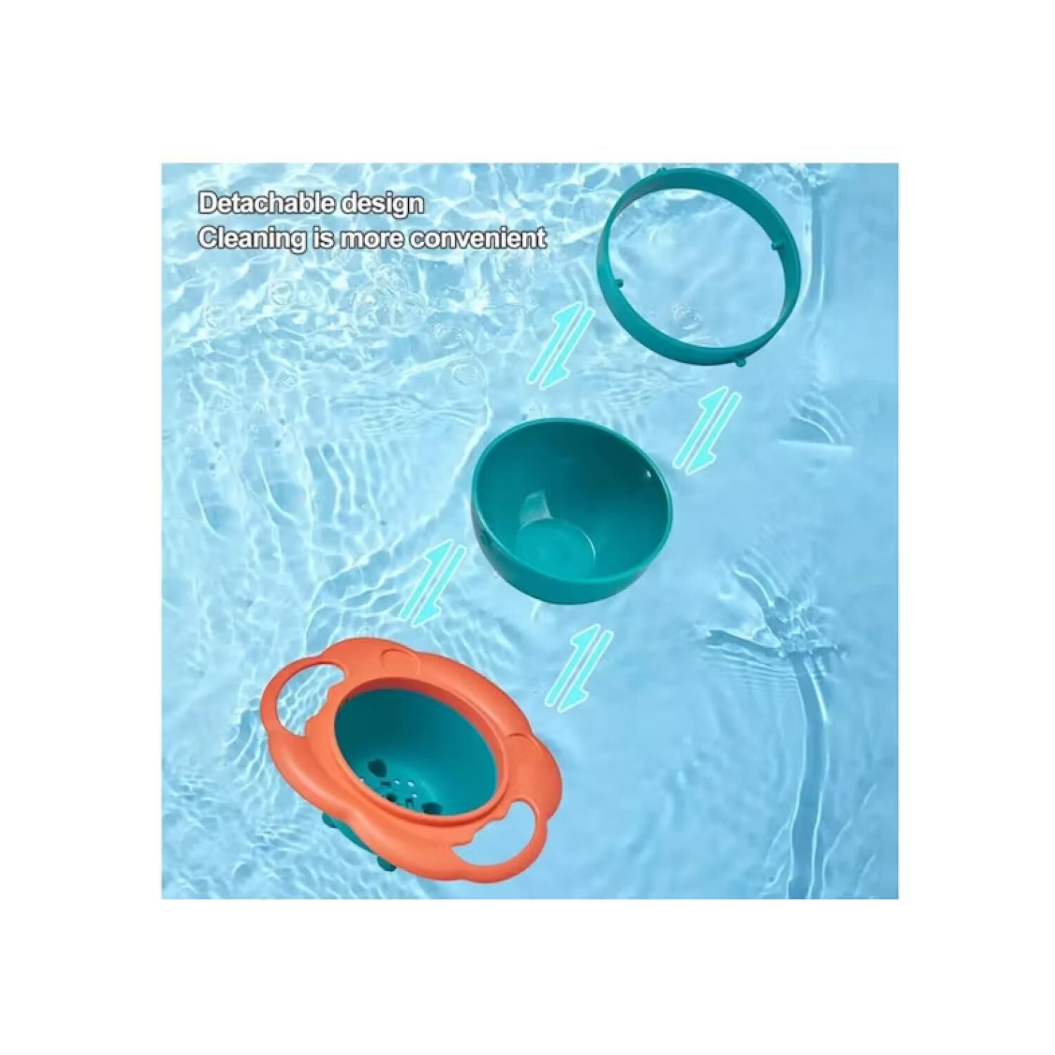 Plato Antiderrame Gira 360 Multicolor Para Bebes image number 4.0