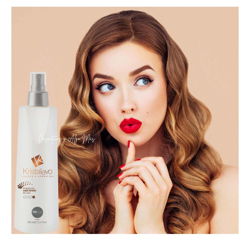 Laca Fijadora Profesional Anti Frizz Kristalevo Bbcos 300ml image number 0.0