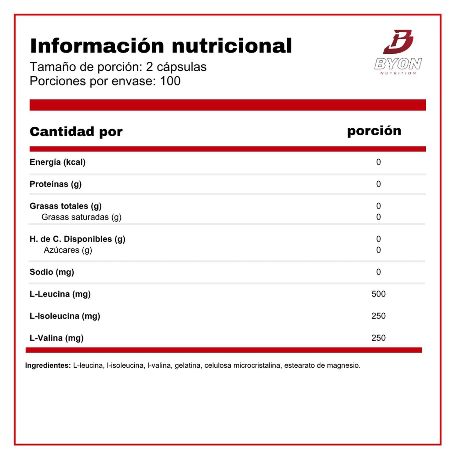 Bcaa 1000 On 200 Caps image number 1.0
