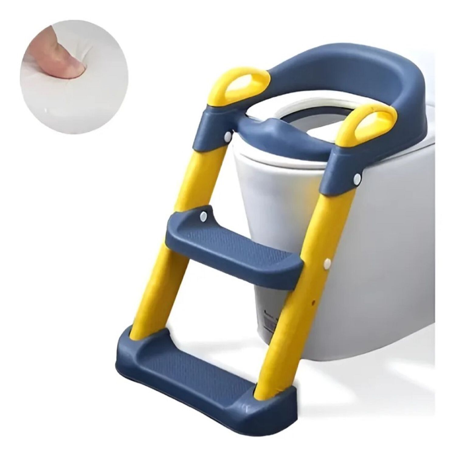 Asiento Adaptador Con Escalera Para Inodoro Infantil image number 1.0