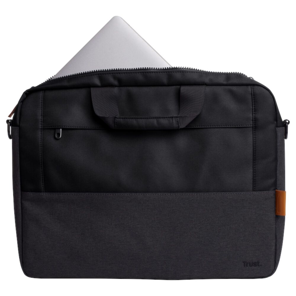 Bolso Notebook Trust Lisboa 16" Max Ultradelgado Black image number 4.0