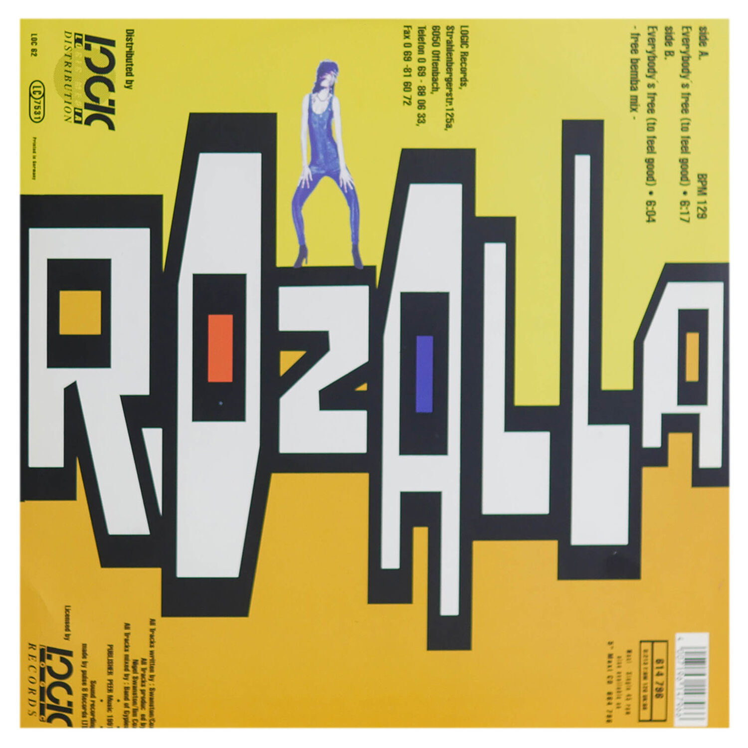 Rozalla - Everybody's Free | 12" Maxi Single Usado image number 1.0