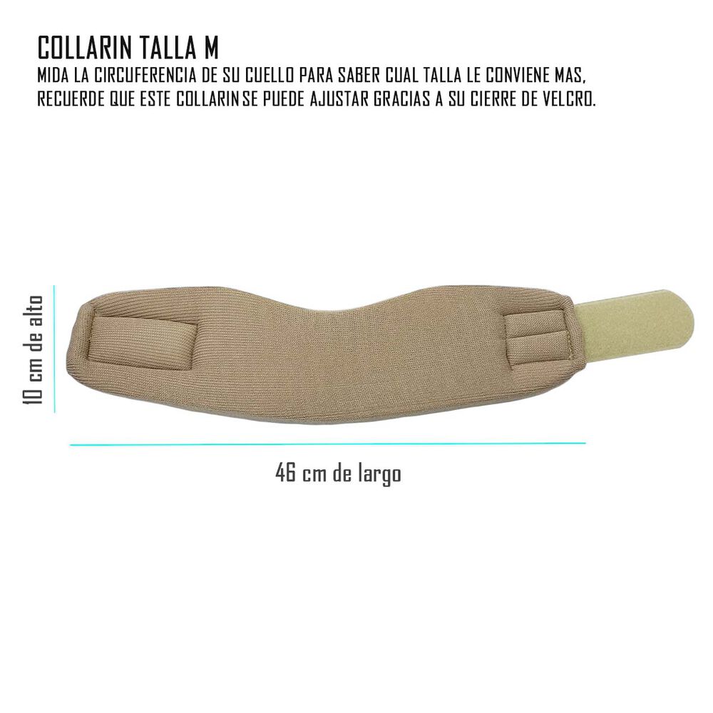 Cuello Collarin Cervical Blando Ortopedico Talla M Premium Oneder image number 3.0